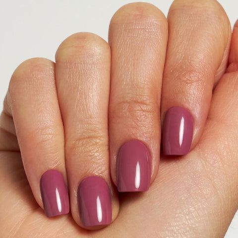 None Visual Idea — Short Winter Square Nails