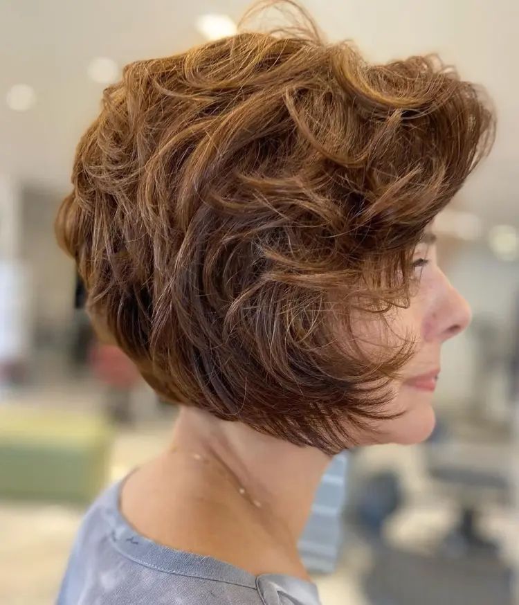 Warm Brown With Subtle Copper Highlights Visual Idea — Winter Hair Colors for Women Over 60