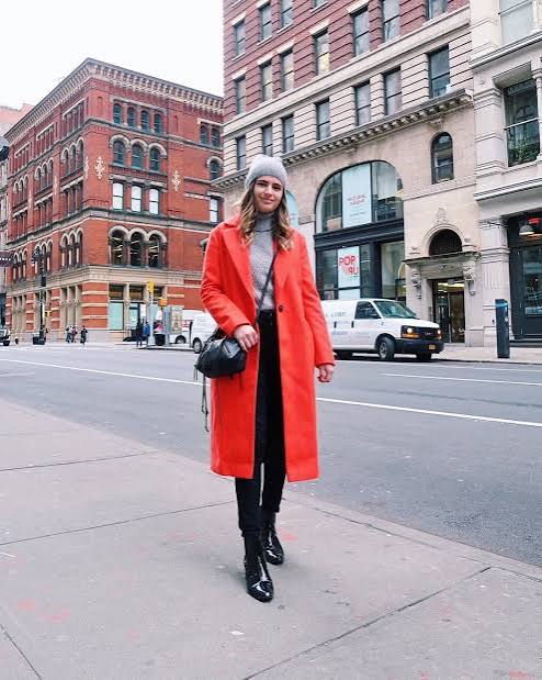 Bold Red Coat for a City Winter Statement — January Outfits