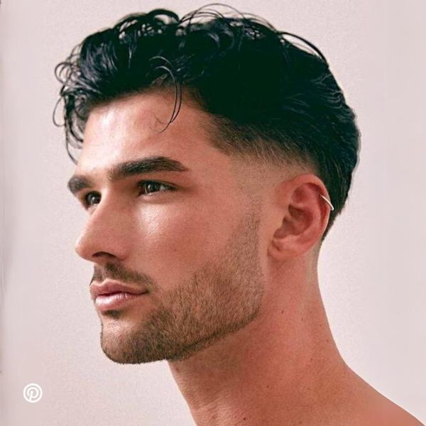 High Fade with Textured Top High Fade with Textured Top β Winter Hairstyles for Men