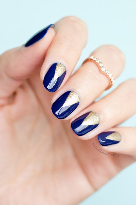Any Visual Idea Any Visual Idea β Navy Blue Nails