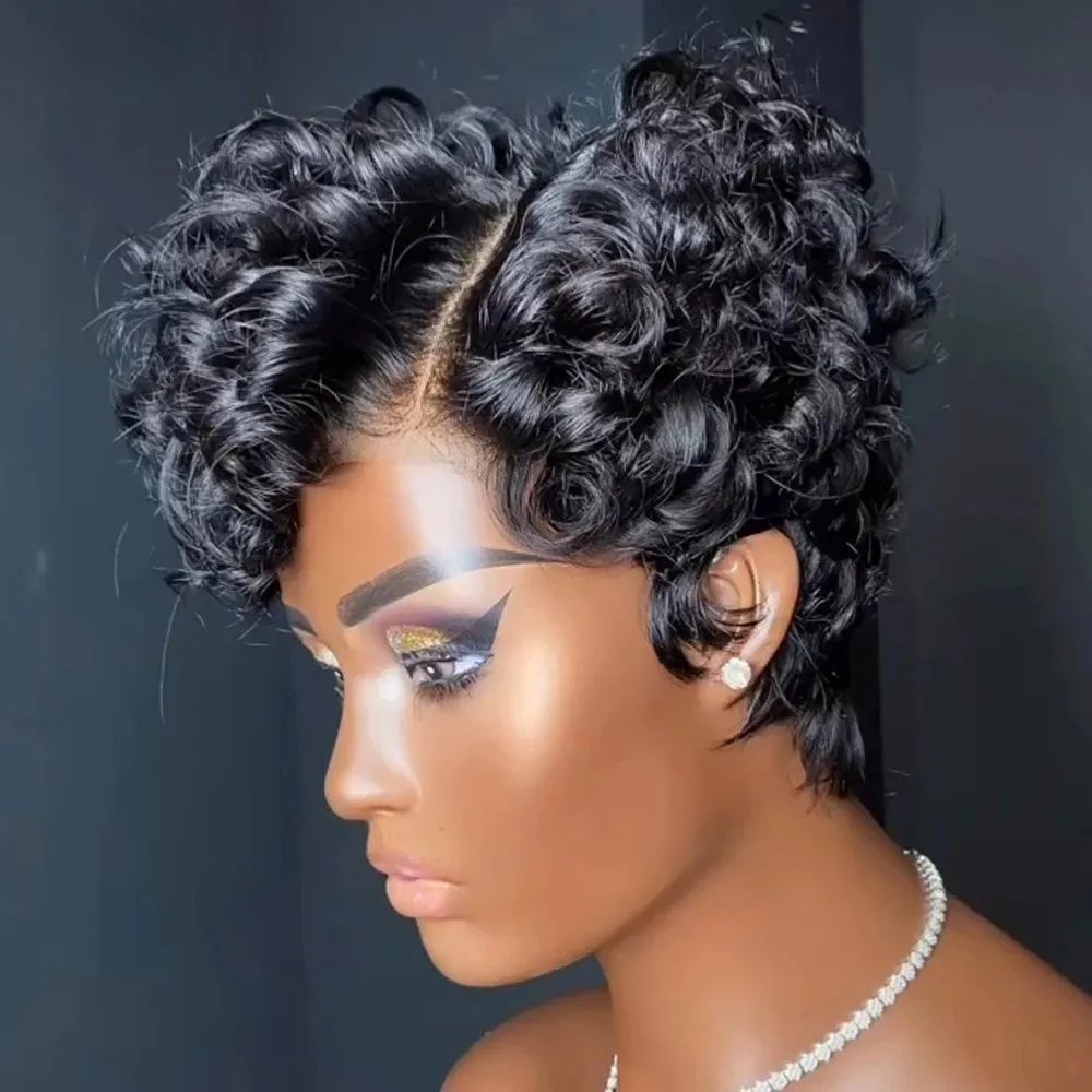 Pixie Cut With Side-Swept Bangs — Winter Haircuts for Black Women