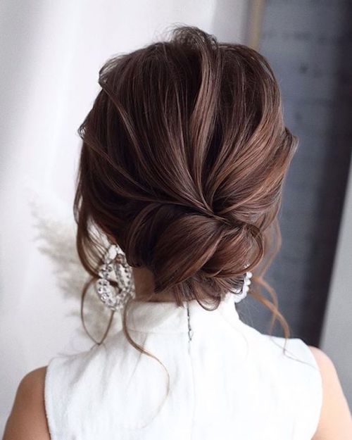 Ash Blonde Textured Low Bun Ash Blonde Textured Low Bun β Winter Bun Hairstyles