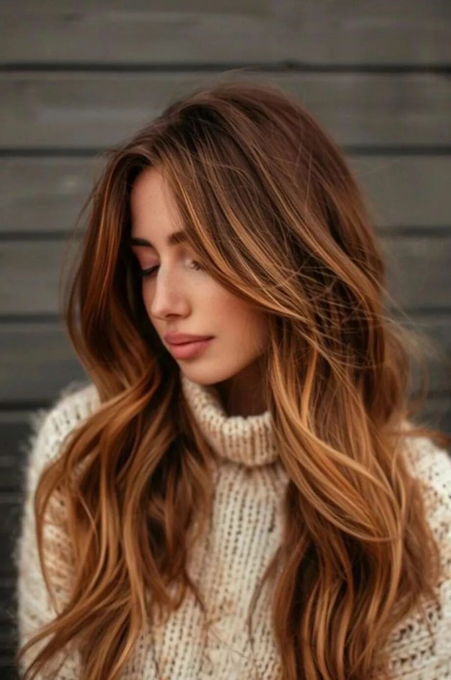 Front View Slightly Angled Visual Idea — Winter Hair Colors