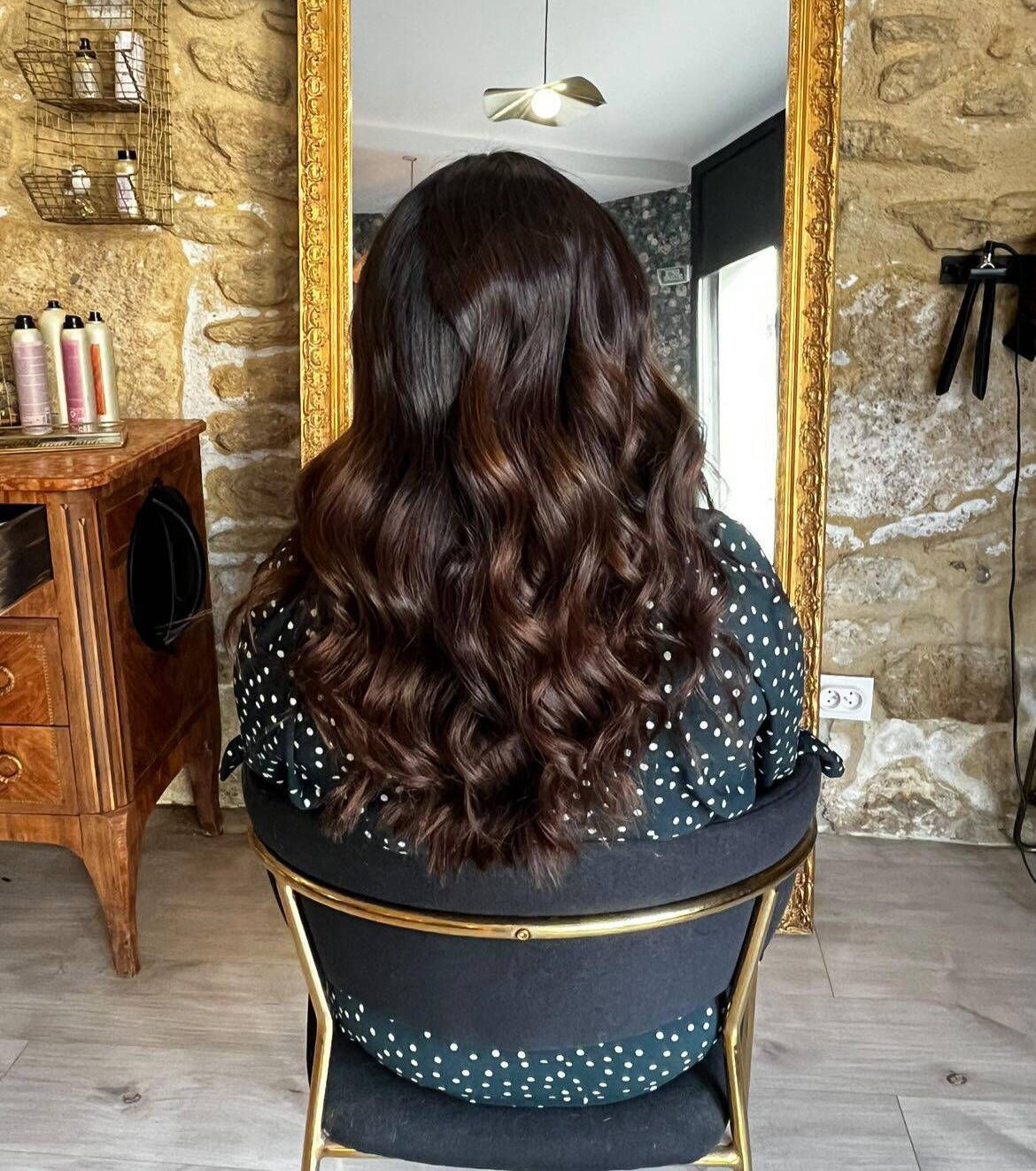 Dark Brown With Subtle Auburn Highlights Dark Brown With Subtle Auburn Highlights β Winter Hair Colors for Plus Size Women