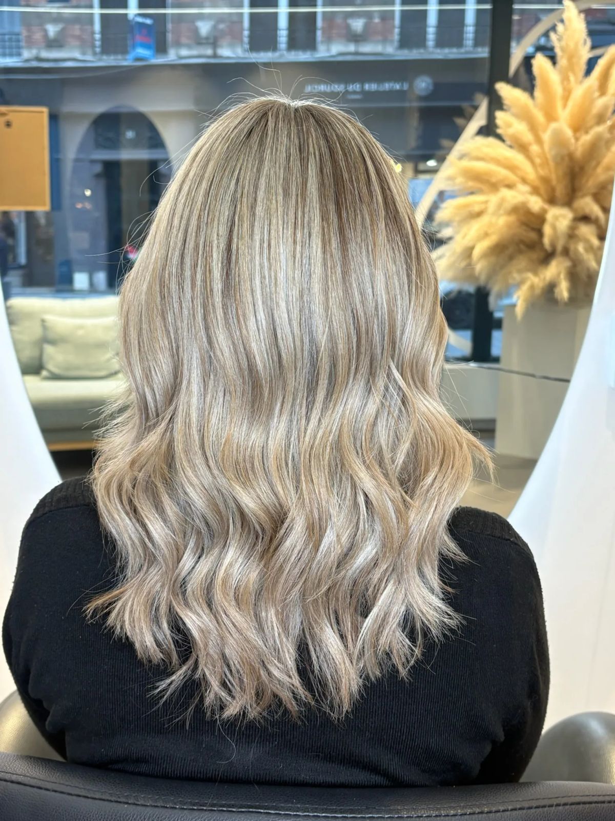 Back View Visual Idea — Winter Hair Colors for Blondes