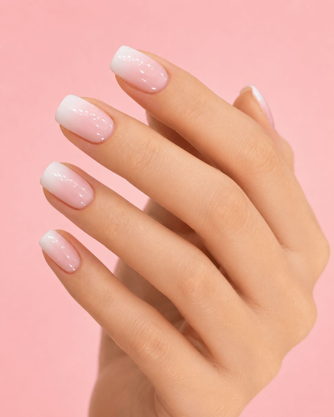 French Tips Visual Idea French Tips Visual Idea β Simple Short Winter Nails