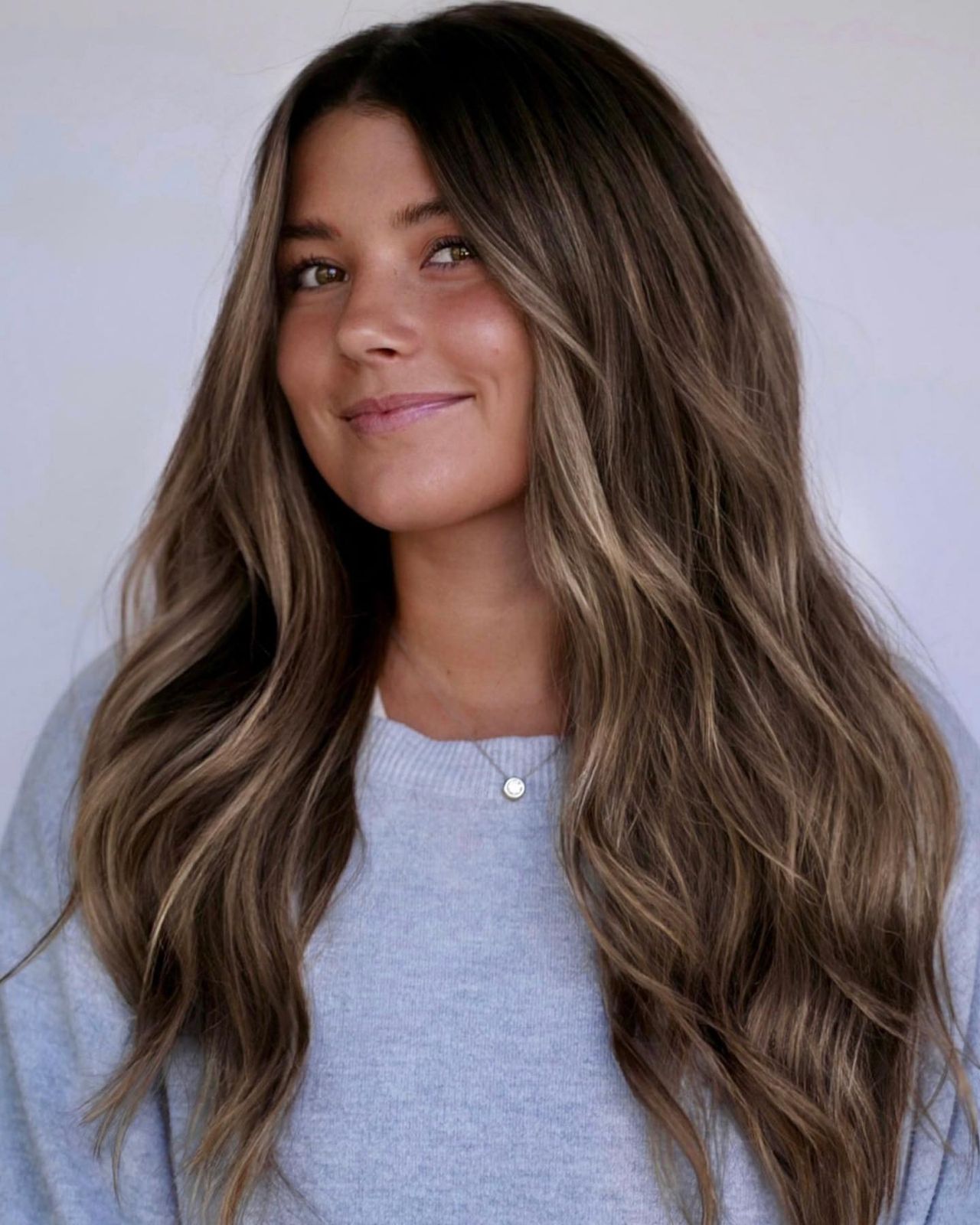Front View Visual Idea — Cinnamon Brown Hair