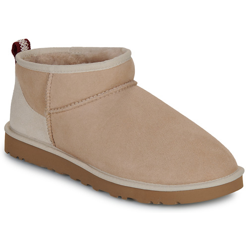 Beige UGG Tasman Slippers with Patterned Trim Beige UGG Tasman Slippers with Patterned Trim β Ugg Slippers Outfits