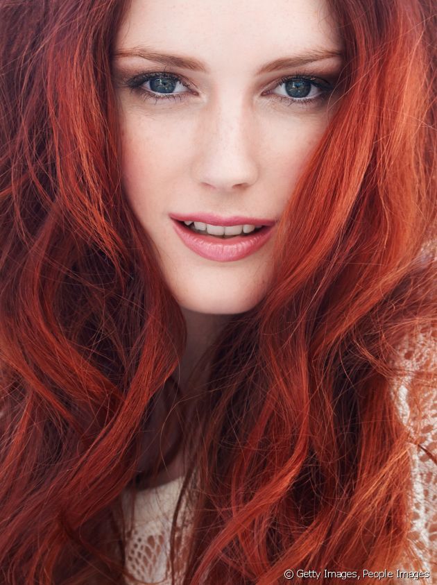 Front View Visual Idea — Winter Hair Colors for Redheads