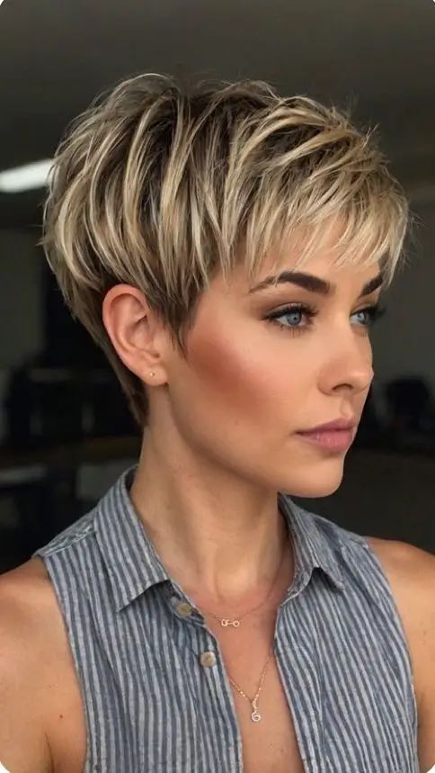 Short Pixie Visual Idea Short Pixie Visual Idea β Winter Haircuts for Women