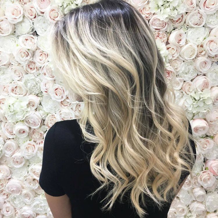 Dark Brown Base With Blonde Highlights Visual Idea — Reverse Balayage