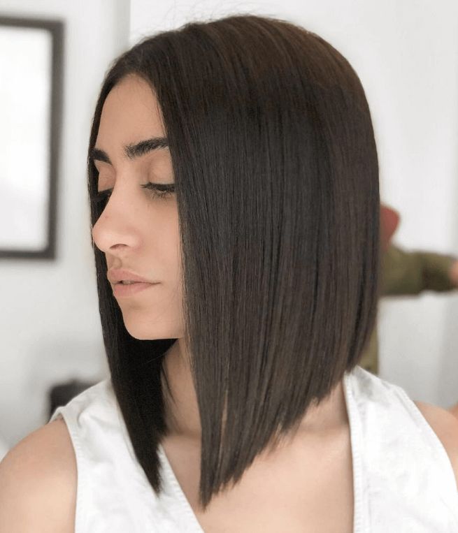 Chin To Collarbone Visual Idea — Winter Haircuts for Square Faces