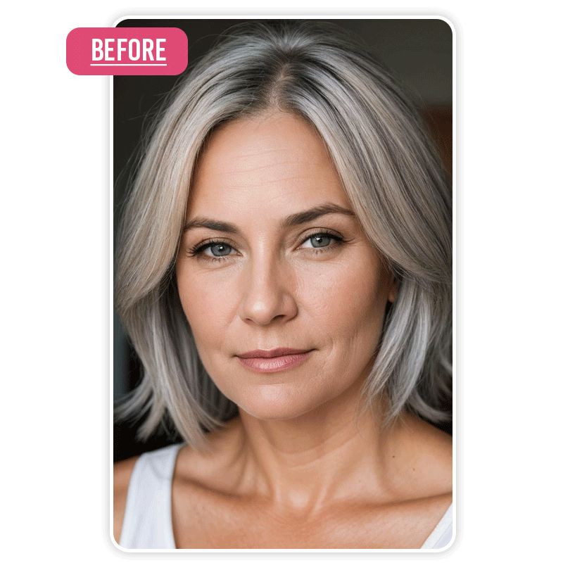 Collarbone Ash Blonde Blowout Collarbone Ash Blonde Blowout β Winter Hair Colors for Women Over 50