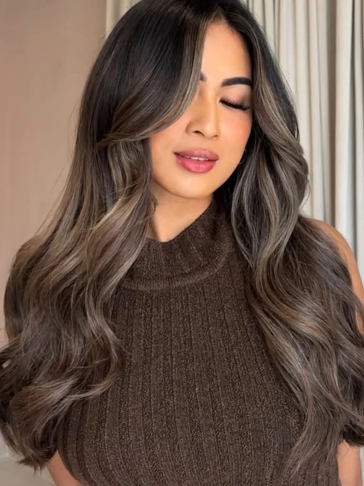 No Bangs Visual Idea No Bangs Visual Idea โ Winter Hair Colors for Brunettes
