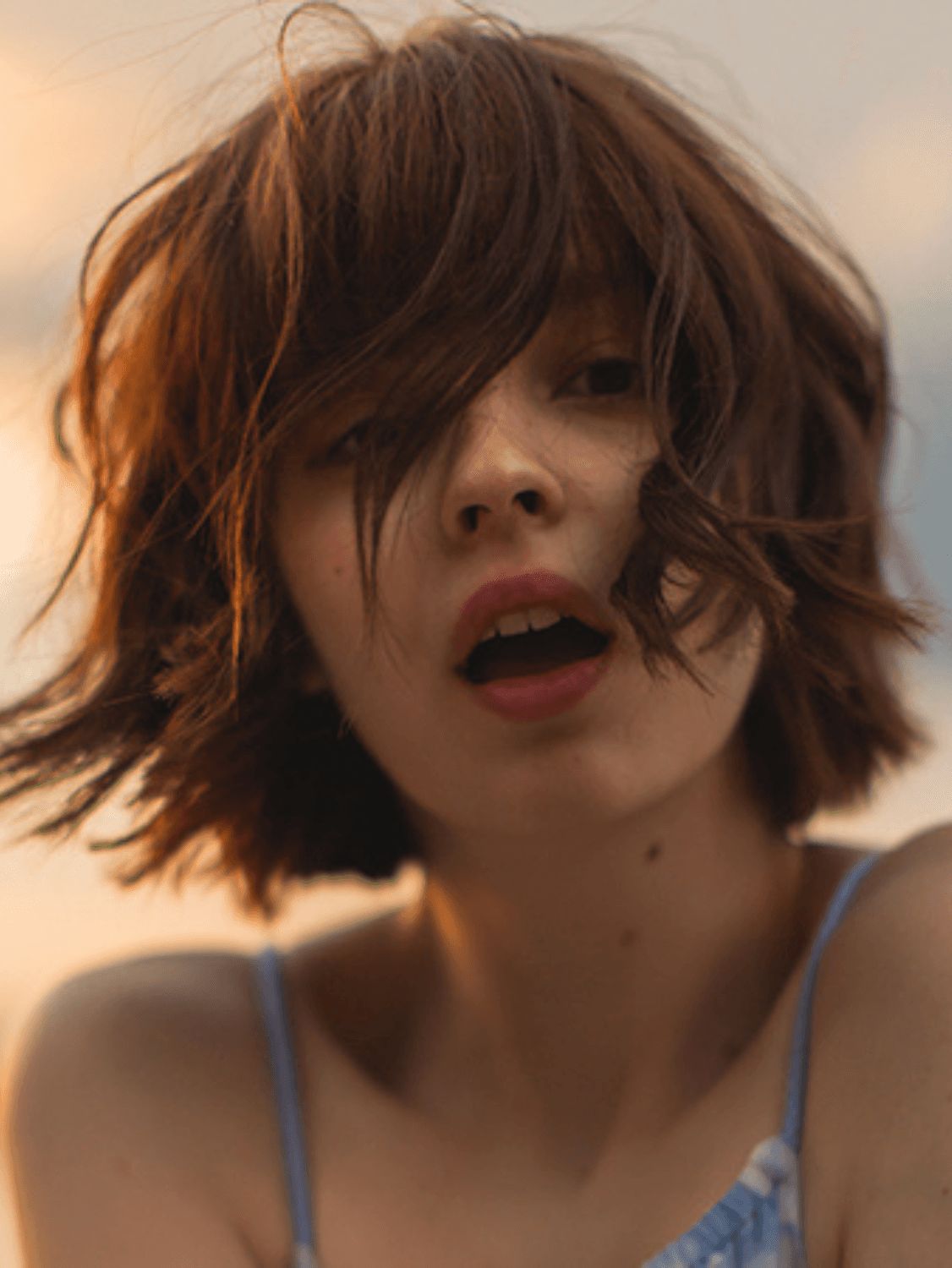 Blunt Bangs Visual Idea — Winter Haircuts with Bangs