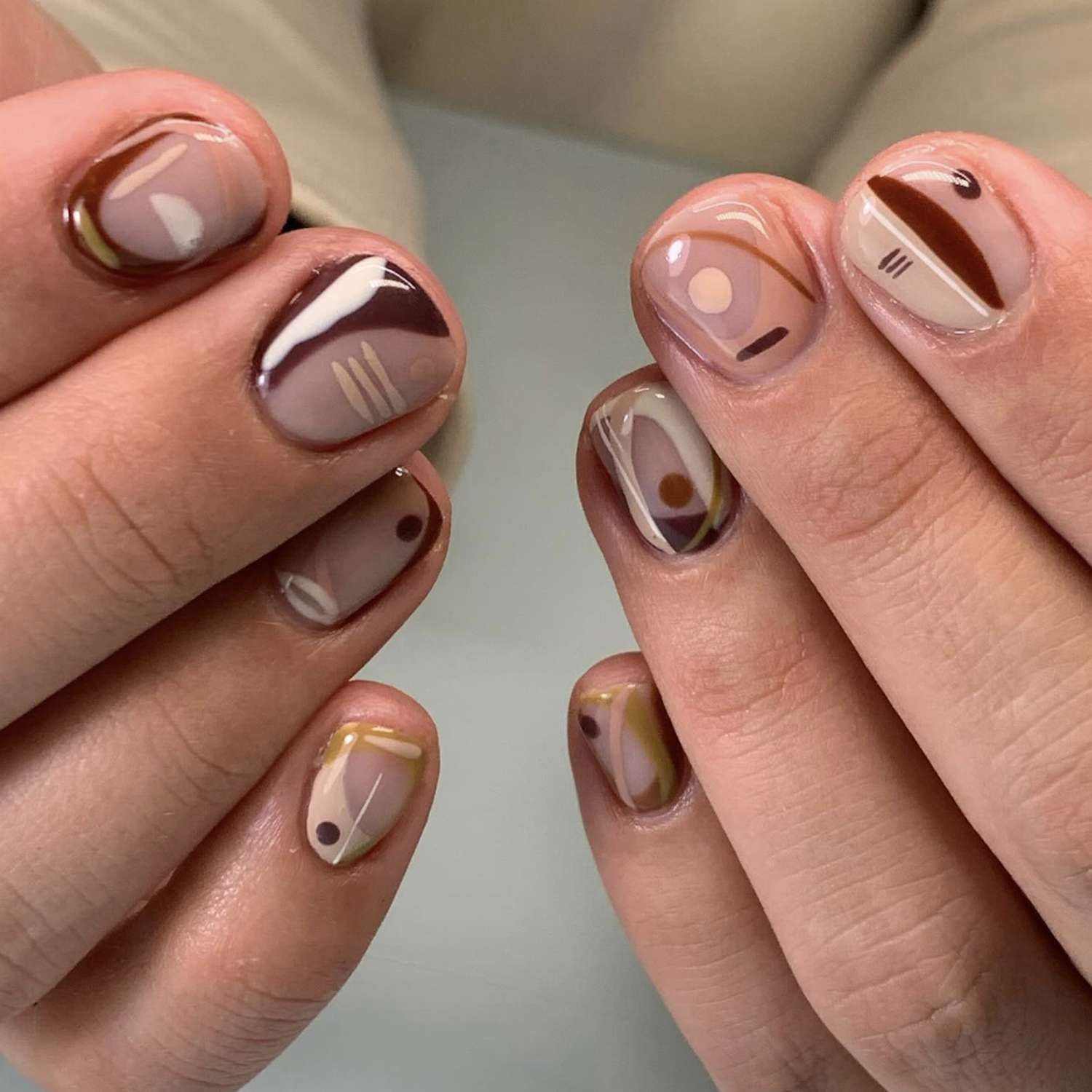 Pink to White Gradient Snowflake Nails Pink to White Gradient Snowflake Nails β Winter Squoval Nails