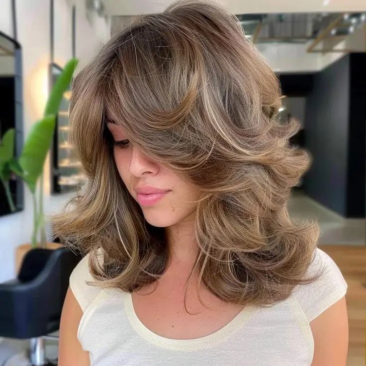 Medium Brown With Subtle Highlights Visual Idea Medium Brown With Subtle Highlights Visual Idea β Medium Length Winter Haircuts