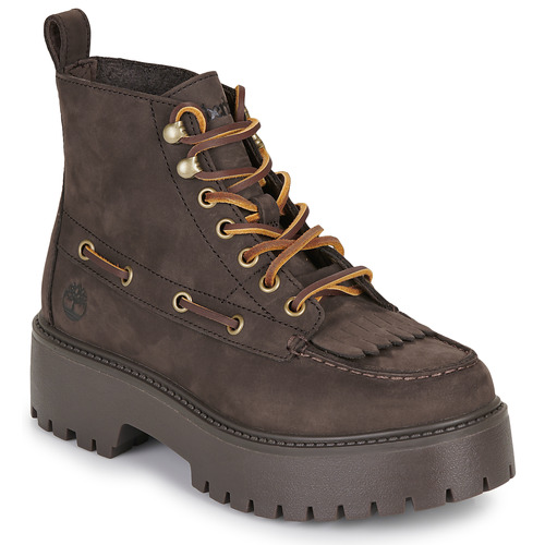 Dark Brown Platform Timberlands with Fringe Detail Dark Brown Platform Timberlands with Fringe Detail β Timberland Boots Outfits