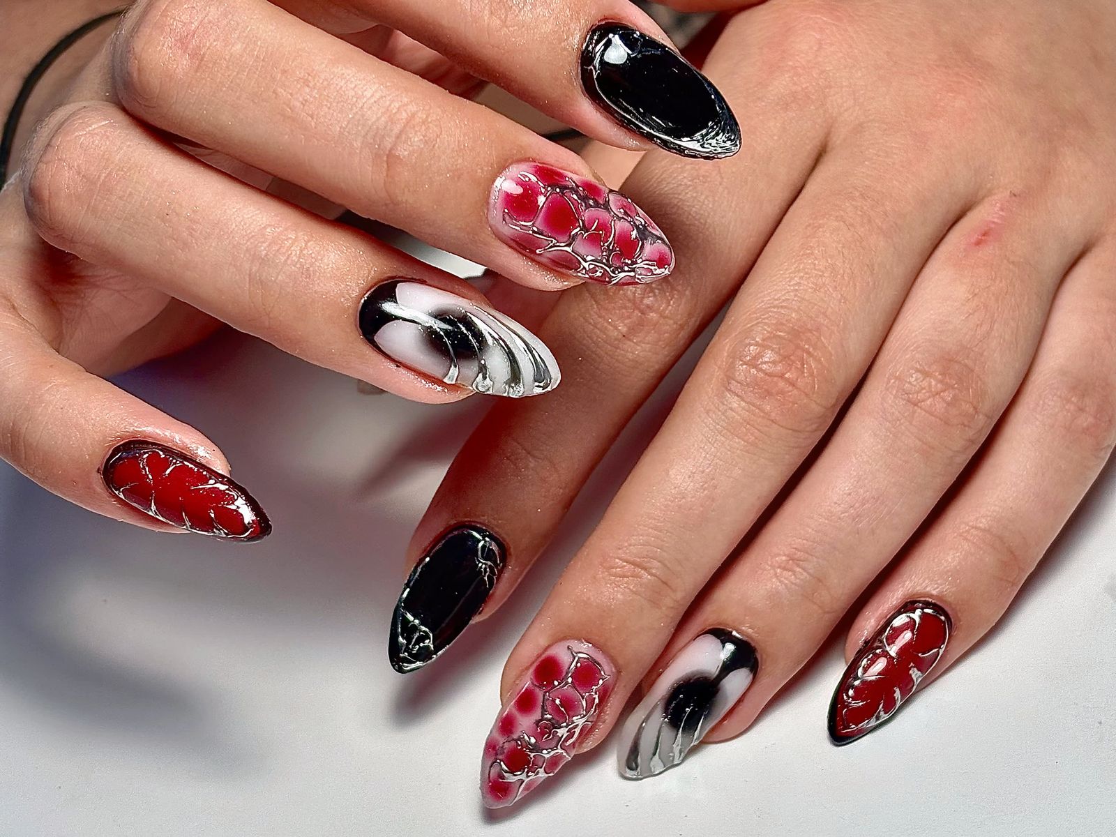 Long Stiletto Visual Idea Long Stiletto Visual Idea β Baddie Winter Nails