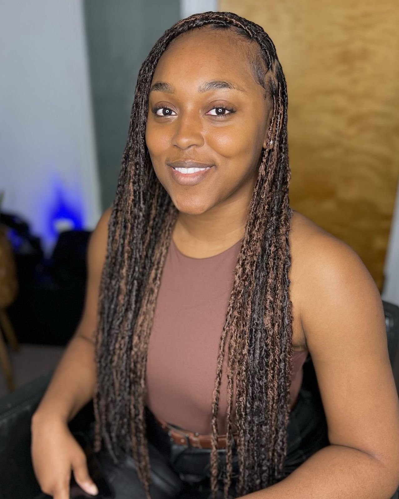Shoulder Length Black And Blonde Locs Shoulder Length Black And Blonde Locs β Winter Loc Styles