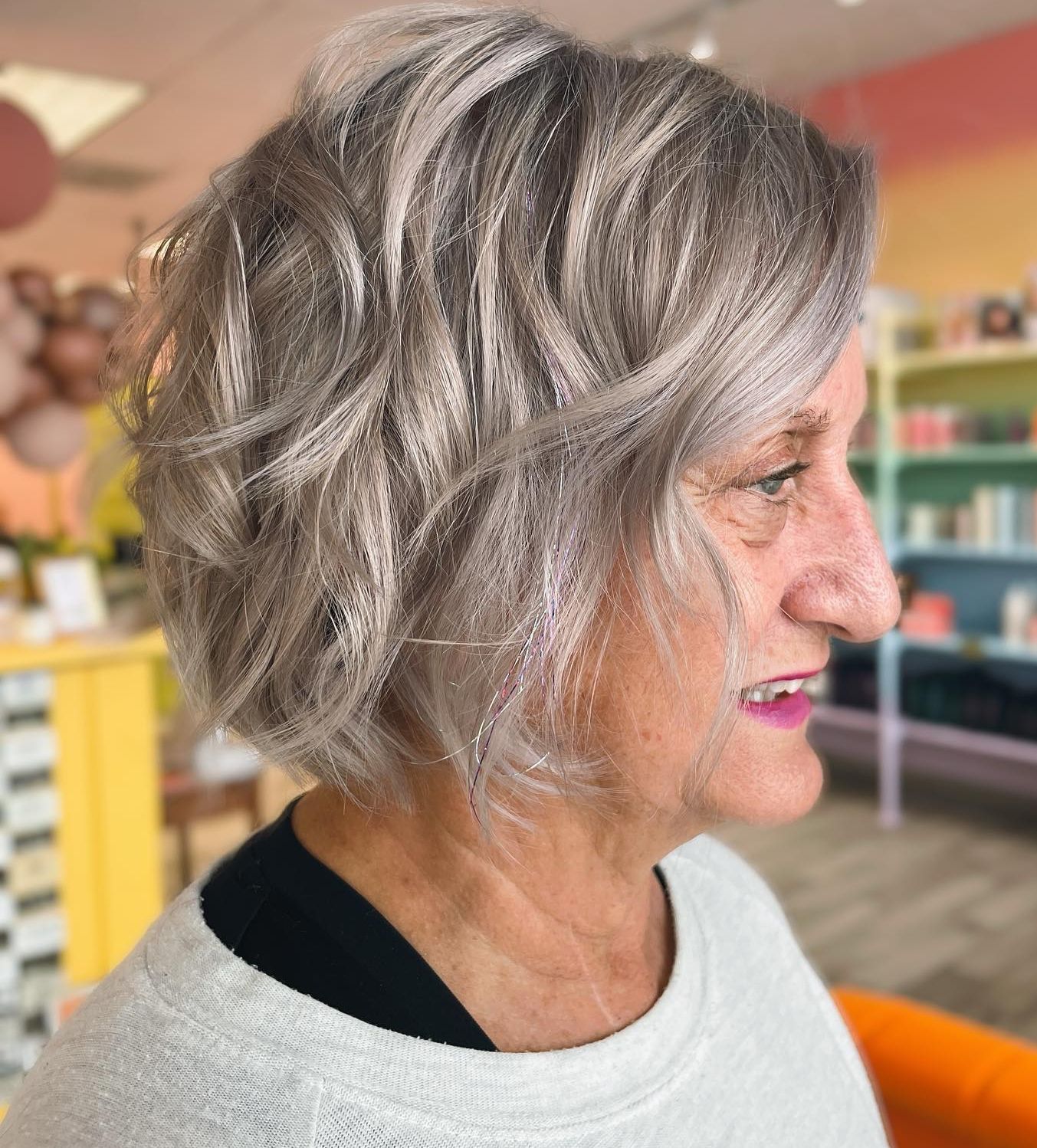 Side Parting Visual Idea Side Parting Visual Idea β Winter Haircuts for Women Over 70