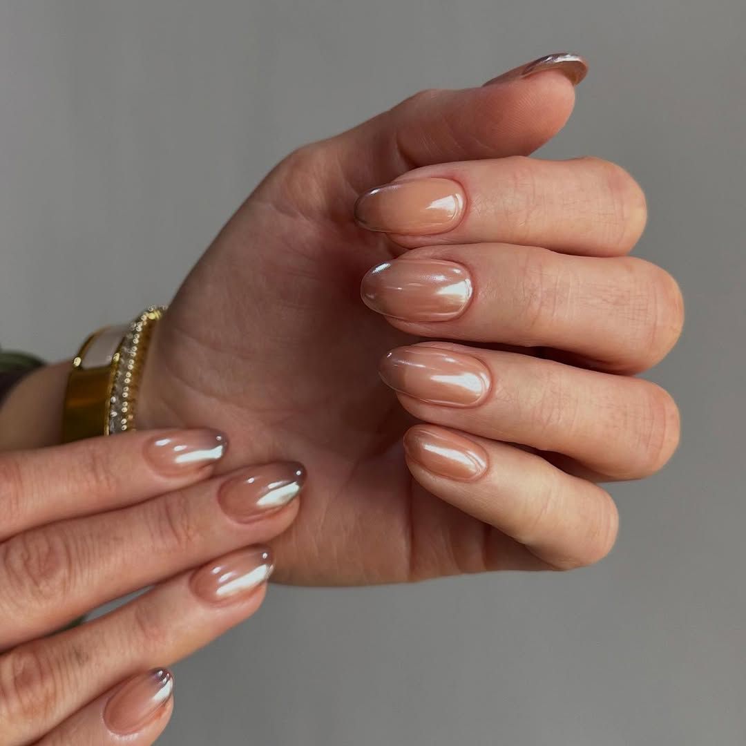 Visual Idea Visual Idea β Short Winter Acrylic Nails