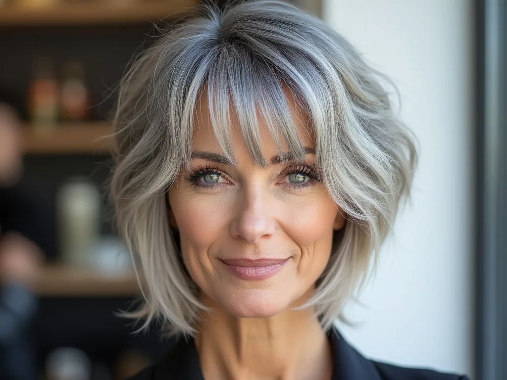 Chin Length Visual Idea Chin Length Visual Idea β Winter Shag Haircuts