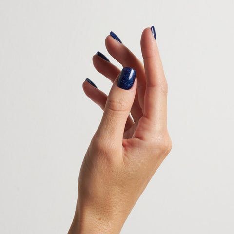 Understated Navy Blue Glitter Understated Navy Blue Glitter β New Years Nails 2027
