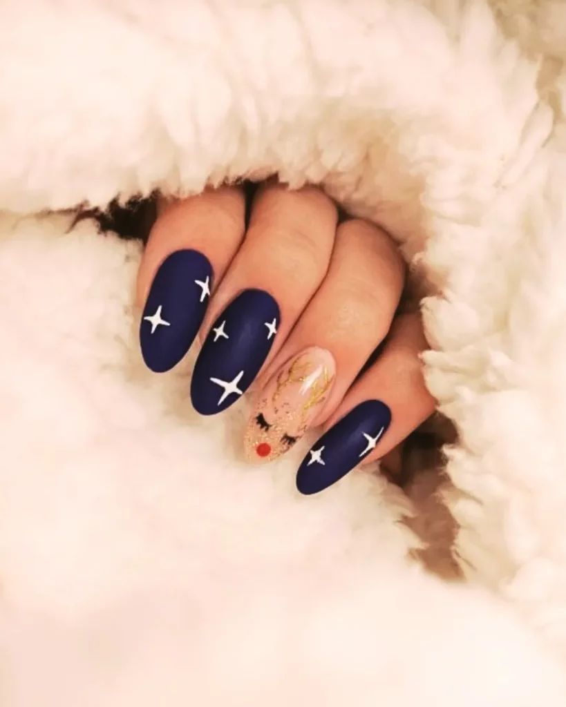 Winter Night Visual Idea Winter Night Visual Idea β Winter Date Night Nails