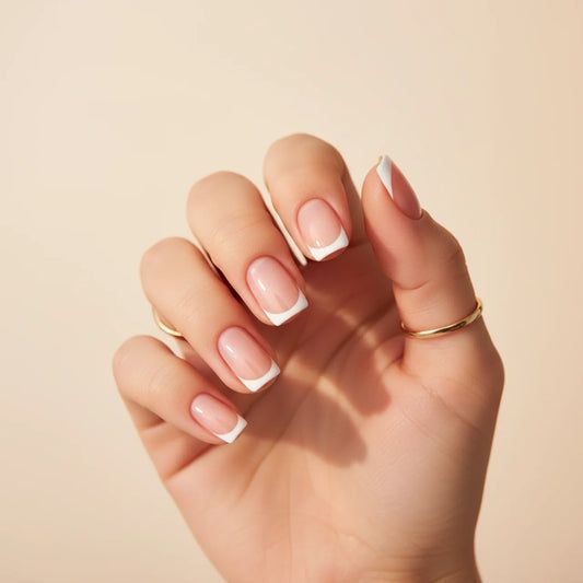 French Tips On All Nails Visual Idea French Tips On All Nails Visual Idea β New Years Square Nails 2027