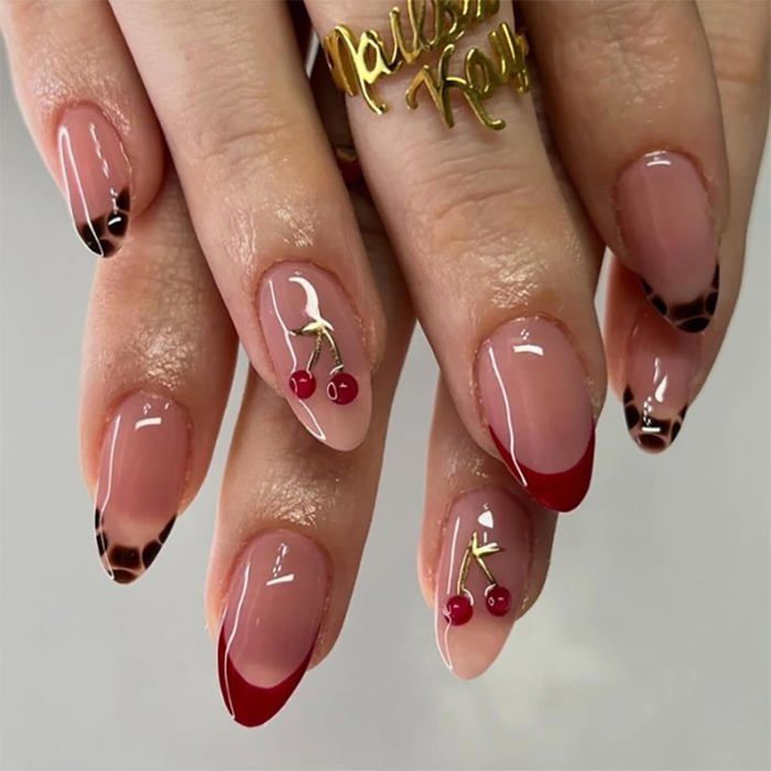 Playful Visual Idea Playful Visual Idea β Cherry Red Nails