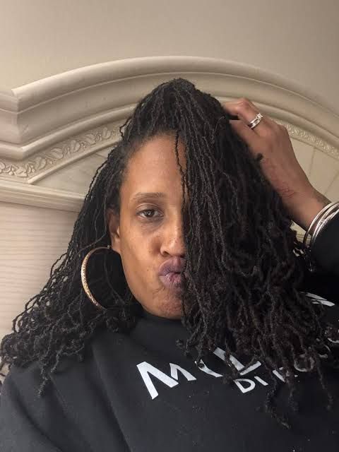 Loose Dark Brown Coily Locs Loose Dark Brown Coily Locs β Winter Loc Styles