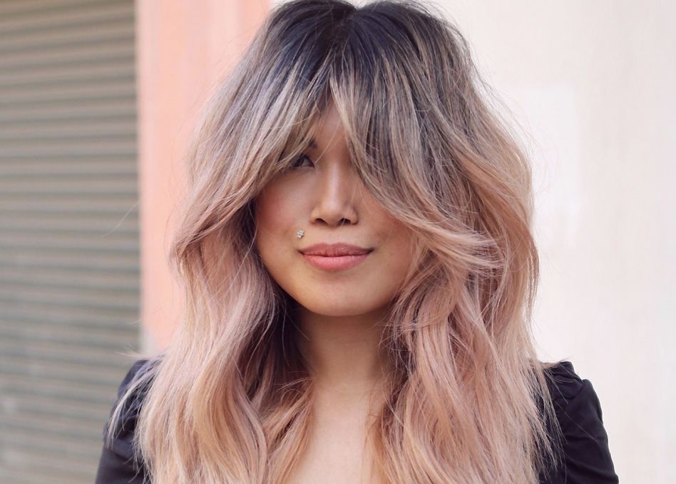 Ash Blonde Waves With Pink Undertones Ash Blonde Waves With Pink Undertones β Winter Hairstyles