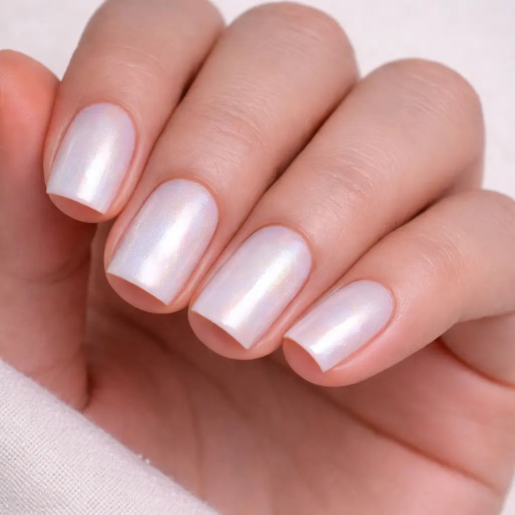 Vernis semi-permanent blanc nacrΓ© E112 β Glazed Donut 10 ml