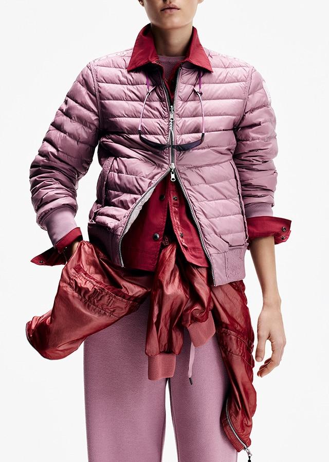 Bomber Jacket Detail: Quilted Texture for Winter — Winter Layering Outfits
