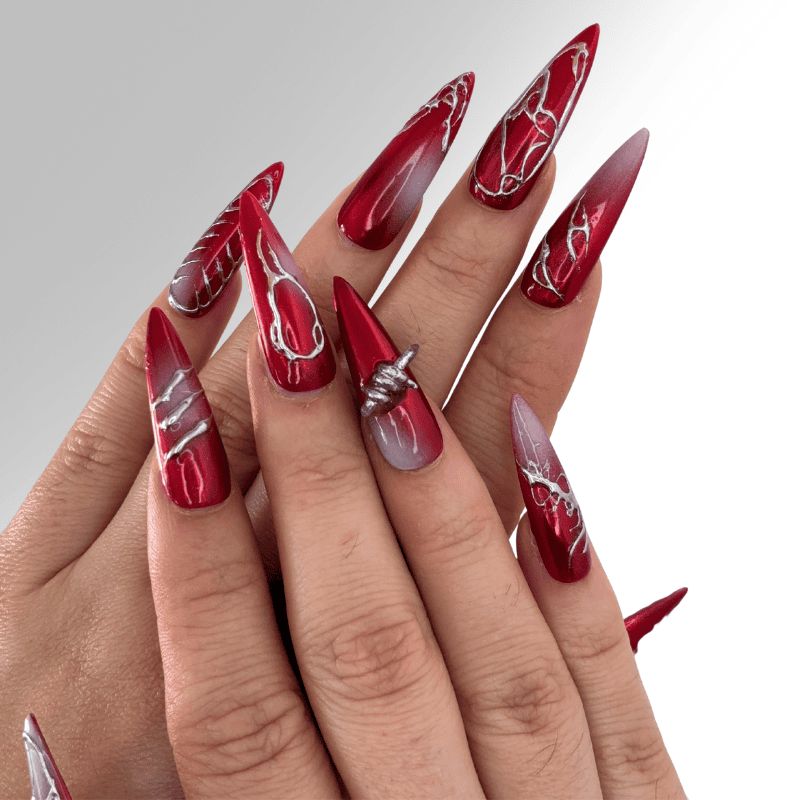 Visible Visual Idea Visible Visual Idea β New Years Stiletto Nails 2027