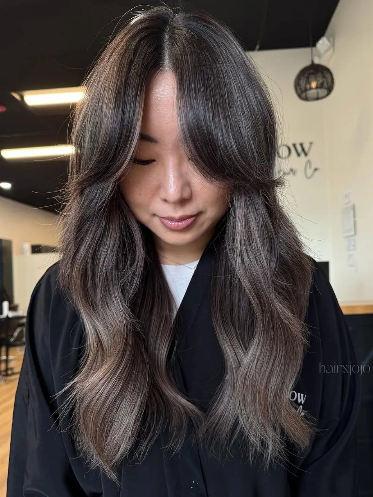 Shoulder Length Ash Blonde Balayage — Ash Brown Hair