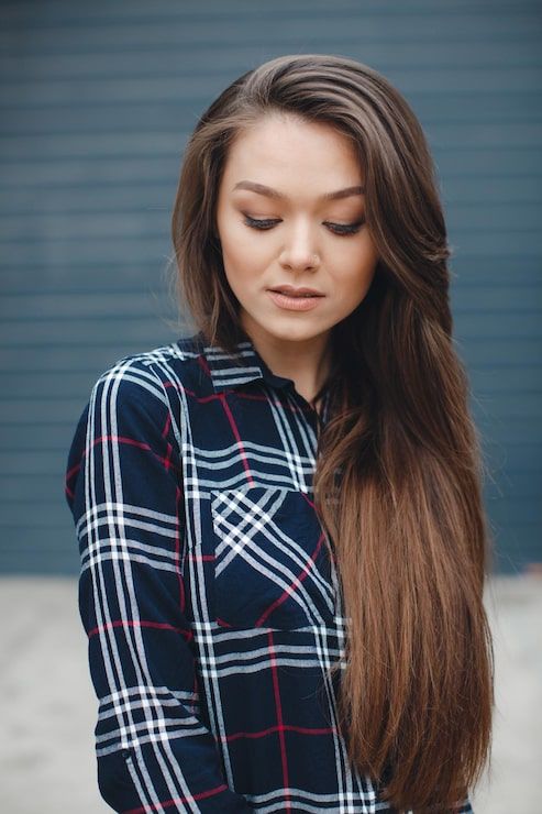 Visual Idea β Thick Chestnut Brown Hair