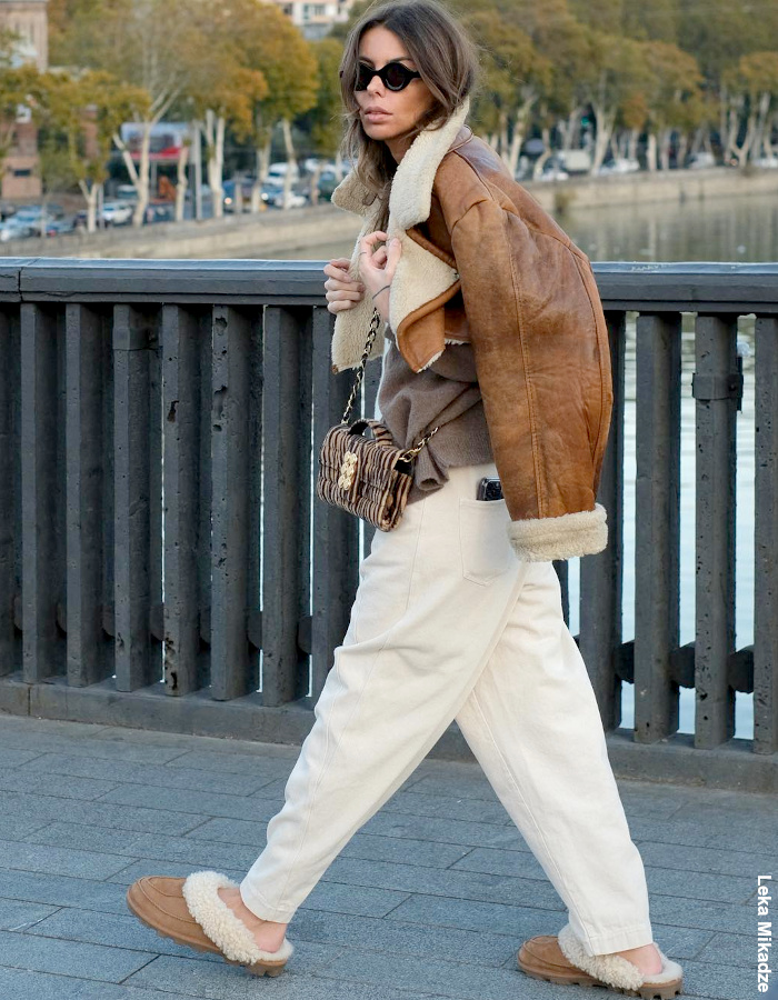 Comment porter le jean blanc en hiver ? - Tendances de Mode