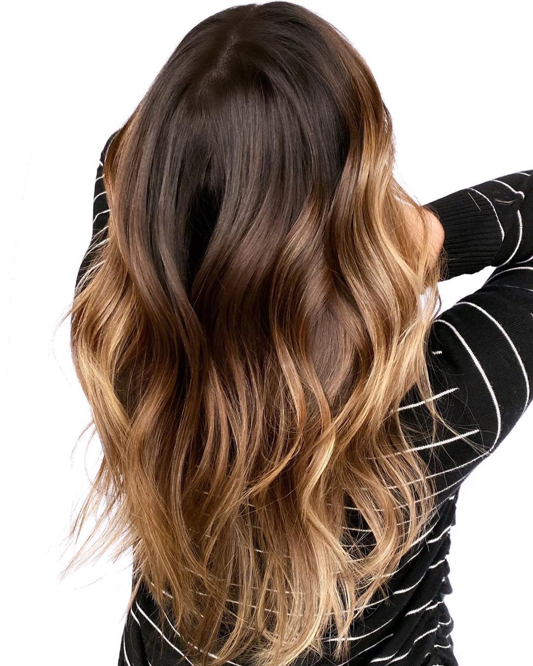 Dark Brown To Blonde Ombre Visual Idea Dark Brown To Blonde Ombre Visual Idea β Blonde to Brunette Hair