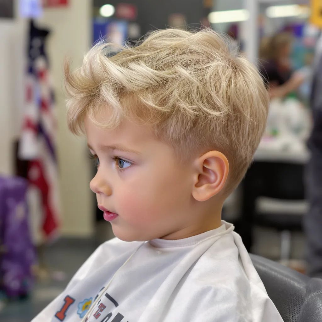 Short Curly Crop With Wispy Bangs Short Curly Crop With Wispy Bangs β Winter Haircuts for Boys