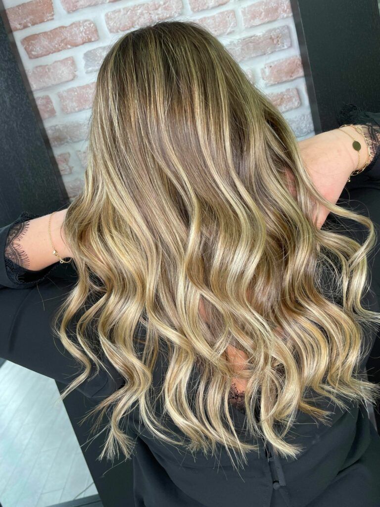 Soft Dark Blonde to Light Blonde Ombre — Winter Ombre Hair