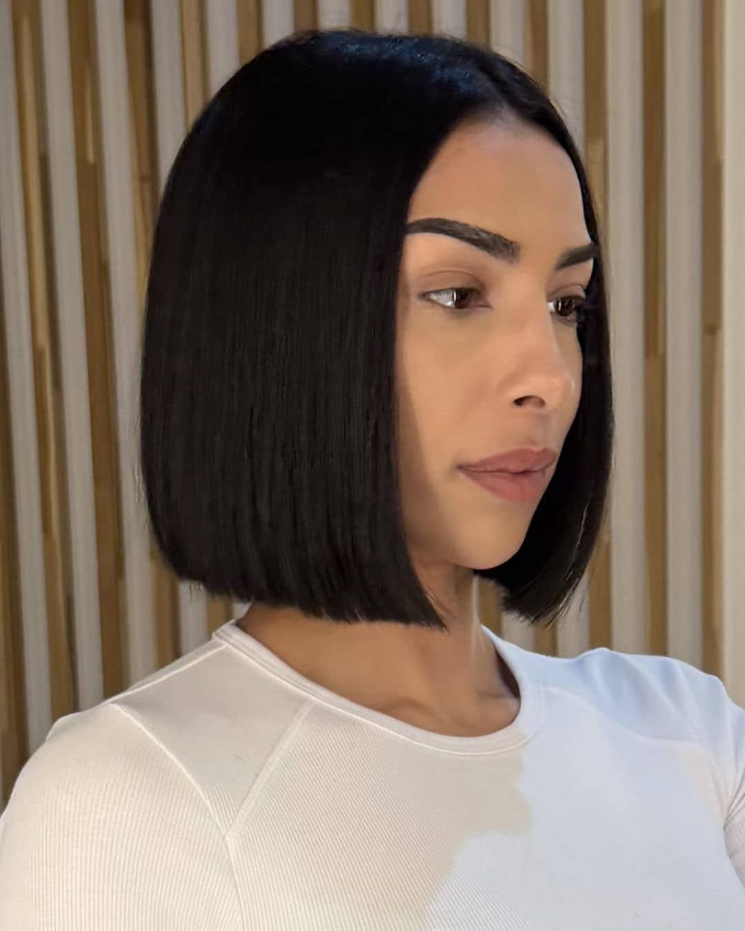 Black Visual Idea — Winter Haircuts for Square Faces