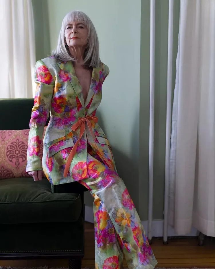 Vibrant Floral Suit for a Cocktail Occasion — February Outfits