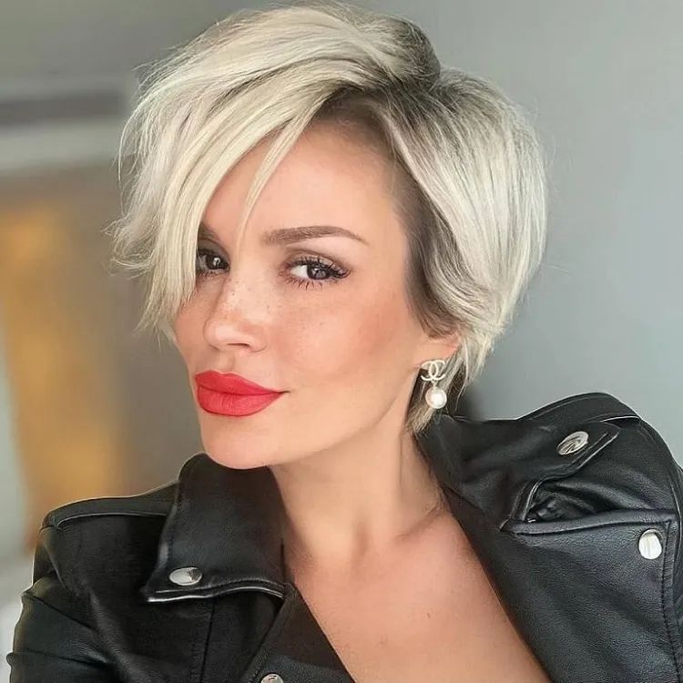 Short Layered Visual Idea — Winter Haircuts for Women Over 40