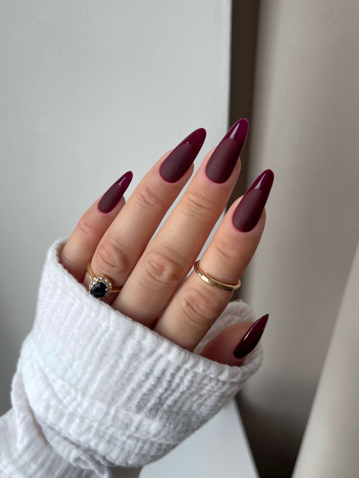 Matte Visual Idea Matte Visual Idea β Dark Winter Nails
