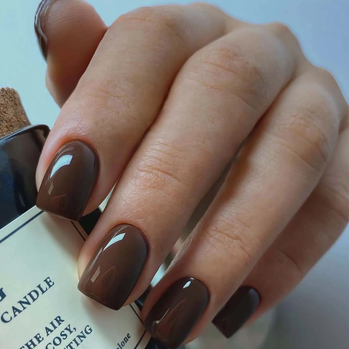 Glossy Visual Idea Glossy Visual Idea β Simple Short Winter Nails