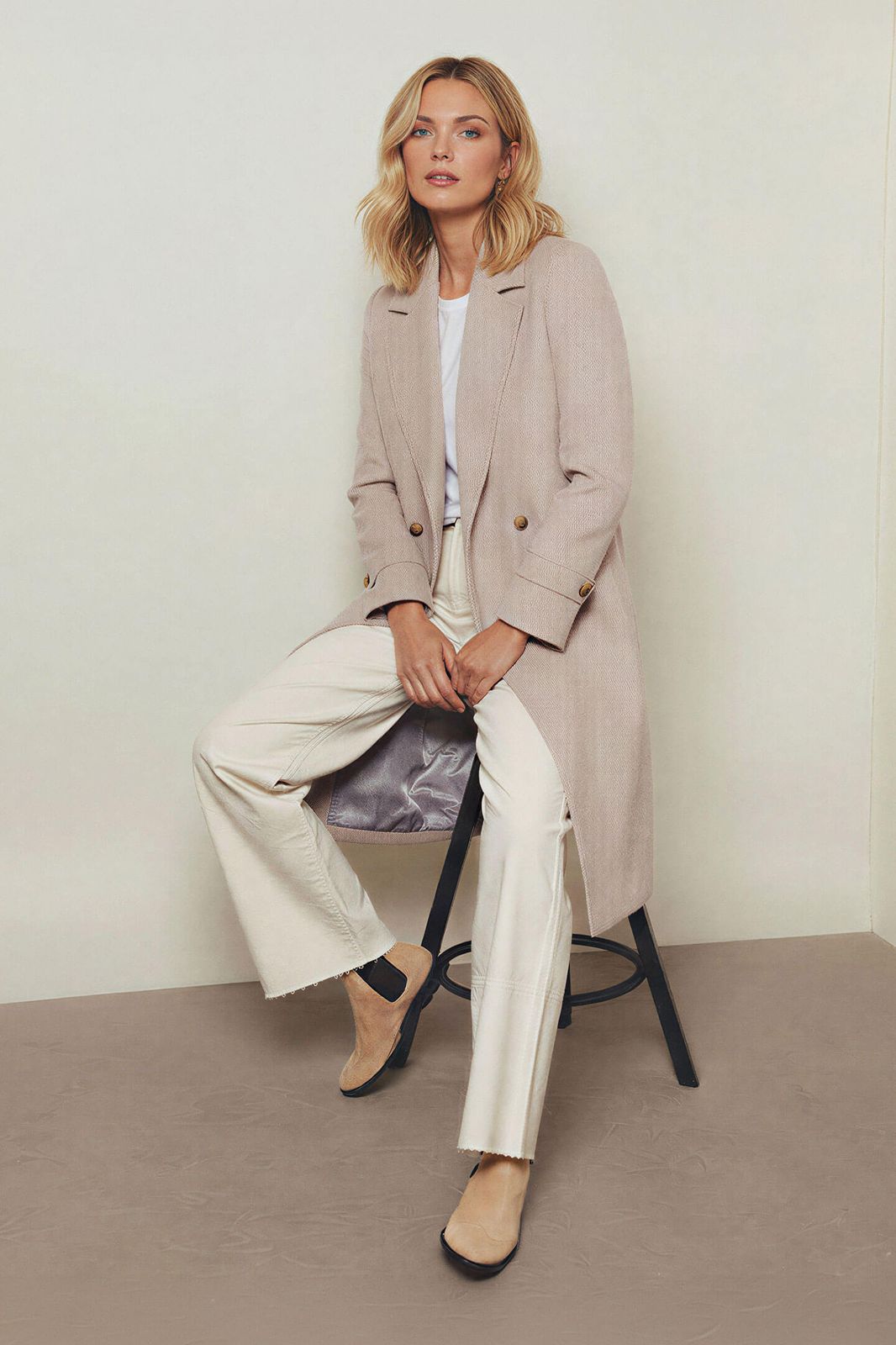 Relaxed Tailoring: Tan Chelsea Boots with Herringbone Coat Relaxed Tailoring: Tan Chelsea Boots with Herringbone Coat β Chelsea Boots Outfits