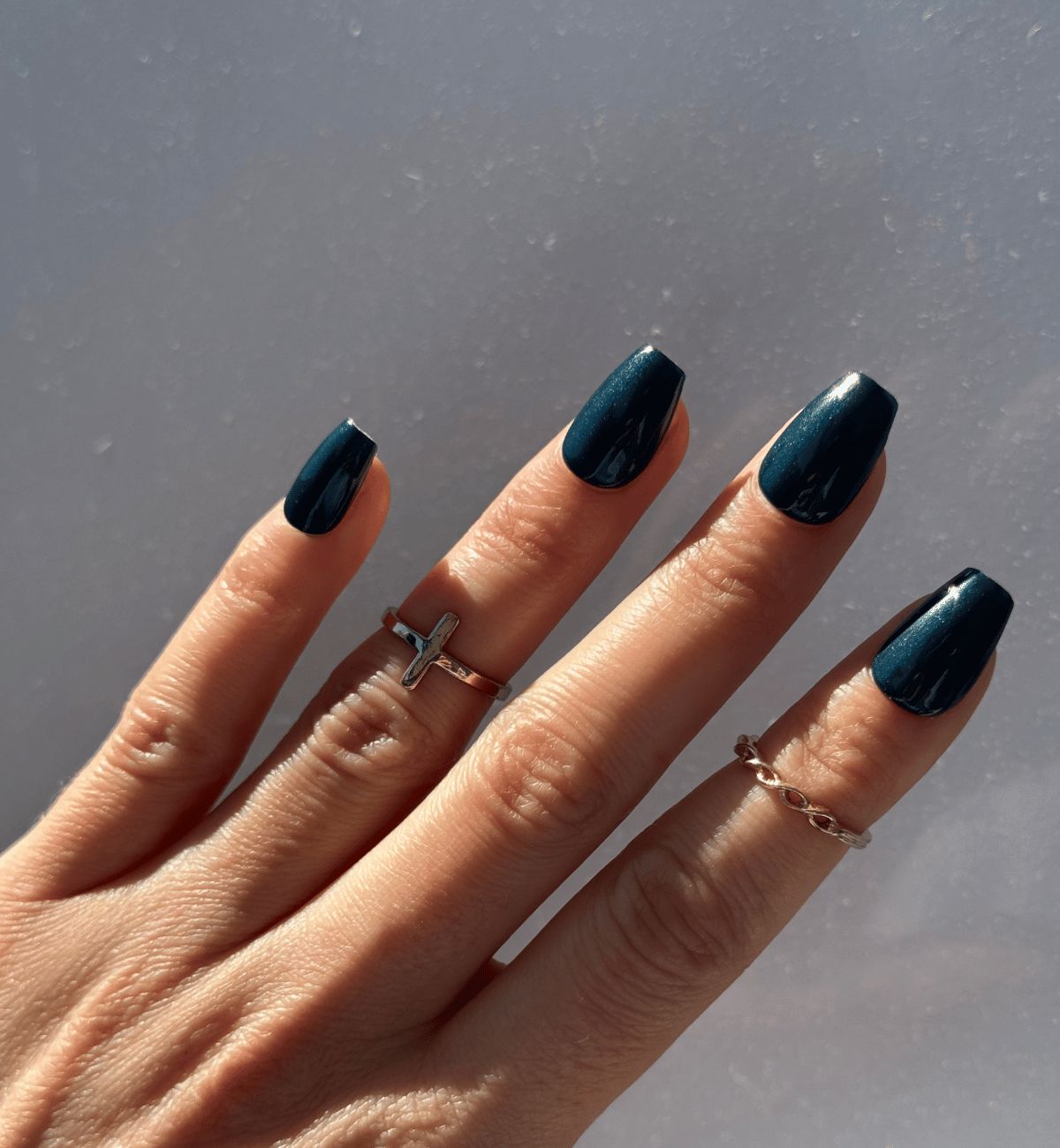 Glossy Visual Idea Glossy Visual Idea β Short Winter Coffin Nails
